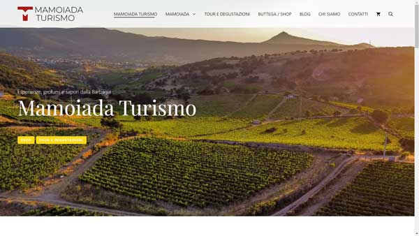 Portfolio siti web 2022: Mamoiada Turismo