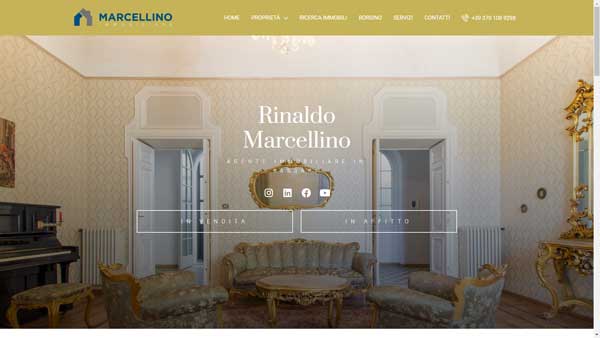 Realizzazioni 6 Portfolio siti web 2022: Marcellino Immobiliare