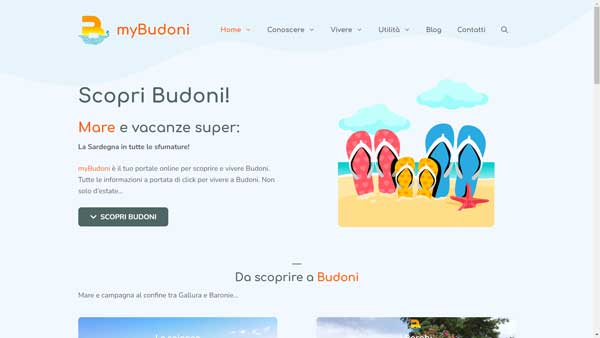 Portfolio siti web 2022: myBudoni